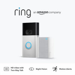 Video Doorbell (2Nd Gen) by Amazon | Wireless Video Doorbell Security Camera with 1080P HD Video, - Satin Nickel, + Ring Chime