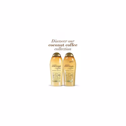 OGX Coffee Scrub and Wash, Coconut 19.5 Fl Oz
