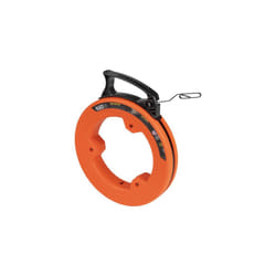 Fish Tape, Steel Wire Puller with Double Loop Tip, Optimized Housing and Handle, 3 mm x 15.2 m Klein Tools 56331