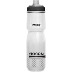 CamelBak Podium Chill Insulated Bike Water Bottle - Easy Squeeze Bottle - Fits Most Bike Cages - 24oz  White/Black