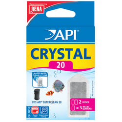 API Superclean Media Crystal Filter Foam Filtration For Rena Aquarium Fish Tank - API Crystal 20 Media 2-pack