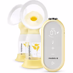 Medela Freestyle Flex Electric Breast Pump, Portable & Rechargeable Double Silicone Pump