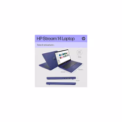 HP Stream 14" Laptop , Intel N4120 Processor , 4 GB RAM , 128 GB SSD , Intel UHD Graphics , HD Display , Dual Speakers , Microsoft 365