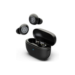 JLab Go Pop ANC Active Noise Cancelling Earbuds, Bluetooth Earphones, 24+ Hr Playtime Wireless Headphones Black 2025 Model