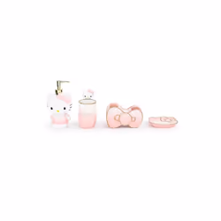 Hello Kitty 884831 Hello Kitty Pink Ombre Bathroom Set - 4 Piece