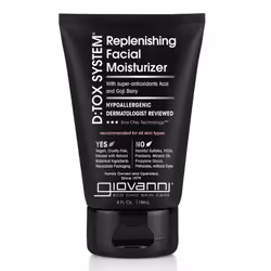 GIOVANNI D:tox System Replenishing Facial Moisturize - Face Moisturizer  Contains Super Antioxidants Acai & Goji Berry  Helps ...