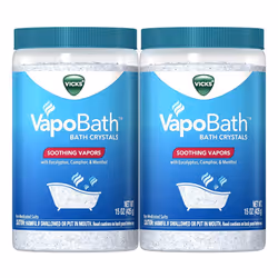 Vicks 15 OZ Bath Salt 2 count (Old Product)