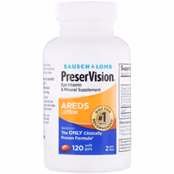 Bausch & Lomb, AREDS Lutein, 120 Soft Gels