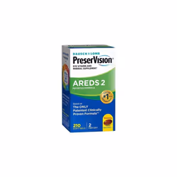 Bausch & Lomb PreserVision AREDS 2 Eye Vitamin & Mineral 210 Soft Gels