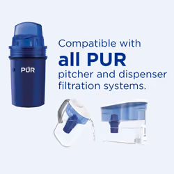 PUR Water Pitcher & Dispenser Replacement Filter 4-Pack  Genuine PUR F