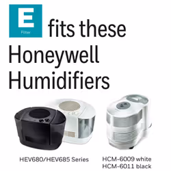 Honeywell HC14PF1 Replacement Wicking Filter E  1 pack  white