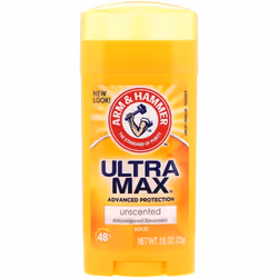 Arm & Hammer, Solid Antiperspirant Deodorant, Womens, Unscented, 73g