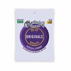 C.F. Martin & Co. M170 80/20 Bronze Acoustic Guitar Strings - Extra Light