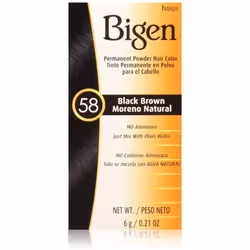 Bigen Powder Hair Color #58 Black Brown