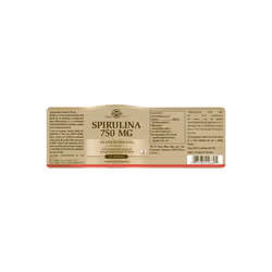 Solgar Spirulina 750 mg - 80 Tablets
