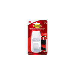 Command Jumbo Utility Hook, White, 1-Hook, 4-Strips, Organize Damage-Free