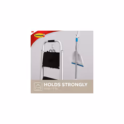 Command Jumbo Utility Hook, White, 1-Hook, 4-Strips, Organize Damage-Free