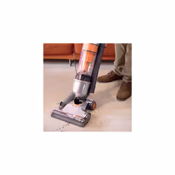 Vax Air Stretch Upright Vacuum Cleaner | Over 17m Reach | Powerful, Multi-cyclonic, Lightweight, Silver and Orange, 820W