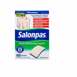 Salonpas Hisamitsu Pain Relieving Patch, 60 ct