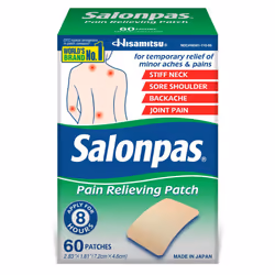 Salonpas Hisamitsu Pain Relieving Patch, 60 ct