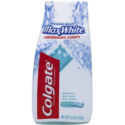 Colgate Whitening Anticavity Fluoride Toothpaste Crystal Mint, 4.6 oz (130 g)
