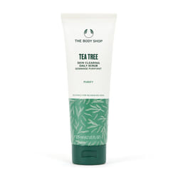 The Body Shop Tea Tree Skin Clearing Daily Face Scrub - Exfoliating and Purifying For Blemished Skin - Vegan - 4.2 Fl Oz