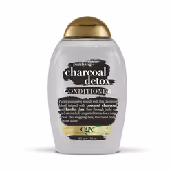 OGX Purifying Charcoal Detox Conditioner for Buildup Removal and Light Nourishment No Sulfates 13 fl oz