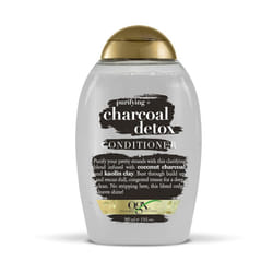 OGX Purifying  Charcoal Detox Conditioner for Buildup Removal and Light Nourishment No Sulfates 13 fl oz