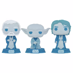 Funko Pop! Star Wars: Across The Galaxy - Force Ghost 3 Pack  Anakin  Yoda  OBI-Wan  Amazon Exclusive