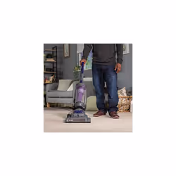 Russell Hobbs RHUV5601 ATHENA2 Pet Upright Vacuum in Grey and Purple - Pet Turbo Tool - 9 m Cleaning Radius - 2 Year Guarantee