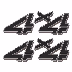 4x4 Decals for Trucks Chevy Silverado 1998-2007 Bed Side 1500 2500 HD (Black)