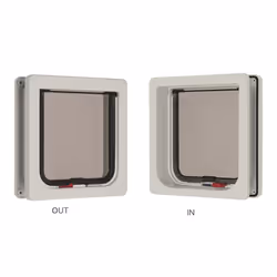 Cat Mate Lockable Cat Flap with Door Liner 234W White