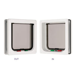 Cat Mate 4 Way Locking Cat Flap 235W White