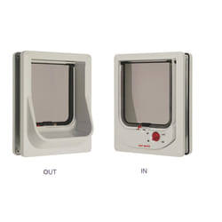 Cat Mate Electomagnetic Cat Flap 254W White