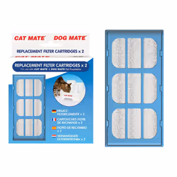 Cat Mate Dog Mate Replacement Filter Cartridges x2 339