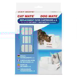 Cat Mate Dog Mate Replacement Filter Cartridges x6 389