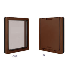 Dog Mate Large Dog Door 216B Brown