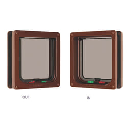 Cat Mate 4 Way Locking Cat Flap 235B Brown