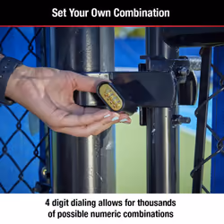 Master Lock 178D Set Your Own Combination Lock  1 Pack  Black