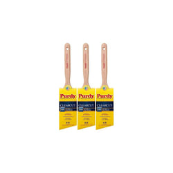Purdy 144152125 Clearcut Series Glide Angular Trim Paint Brush  2-1/2 inch - 3 Pack