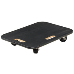 Vestil FWD18243R Fiberwood Dolly with 3 Rubber Casters  800 lbs Capacity  2334 Length x 1778 Width x 41116 Heigh