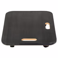 Vestil FWD18243R Fiberwood Dolly with 3 Rubber Casters  800 lbs Capacity  2334 Length x 1778 Width x 41116 Heigh