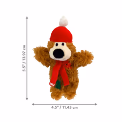 KONG Holiday Softies Bear Assorted