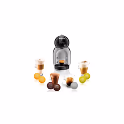 De'Longhi NescafÃ© Dolce Gusto Mini Me, Single Serve Capsule Coffee Machine Starter Kit,  EDG155.BG, 230 Milliliters, Black & Grey