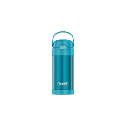 THERMOS FUNTAINER 12 Ounce Stainless Steel Vacuum Insulated Kids Straw Bottle, Teal