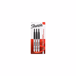 Sharpie Retractable Permanent Markers, Ultra Fine Point, Black, 3 Coun
