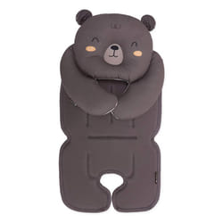 BabyMoor Baby Cooling Pad - Bear Liner Seat Pad for Car  Multifunctional Seat Stroller Insert  Breathable Pillow for Newborn & Infant Head Rest  3D Me