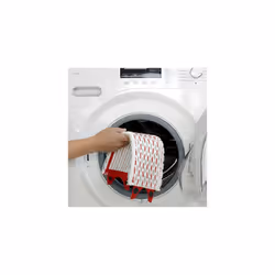 Vileda 1-2 Spray Mop, Microfibre Flat Floor Spray Mop with Extra Head Replacement, Set of 1x Mop and 1x Refill, Red
