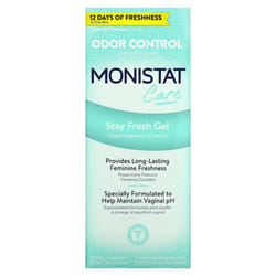 Monistat, Care, Odor Control, Stay Fresh Gel, 4 Prefilled Gel Applicators, 0.08 oz (2.3 g) Each
