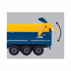 Britains Tri-Axe Halfpipe Silage Trailer 1:32 Scale